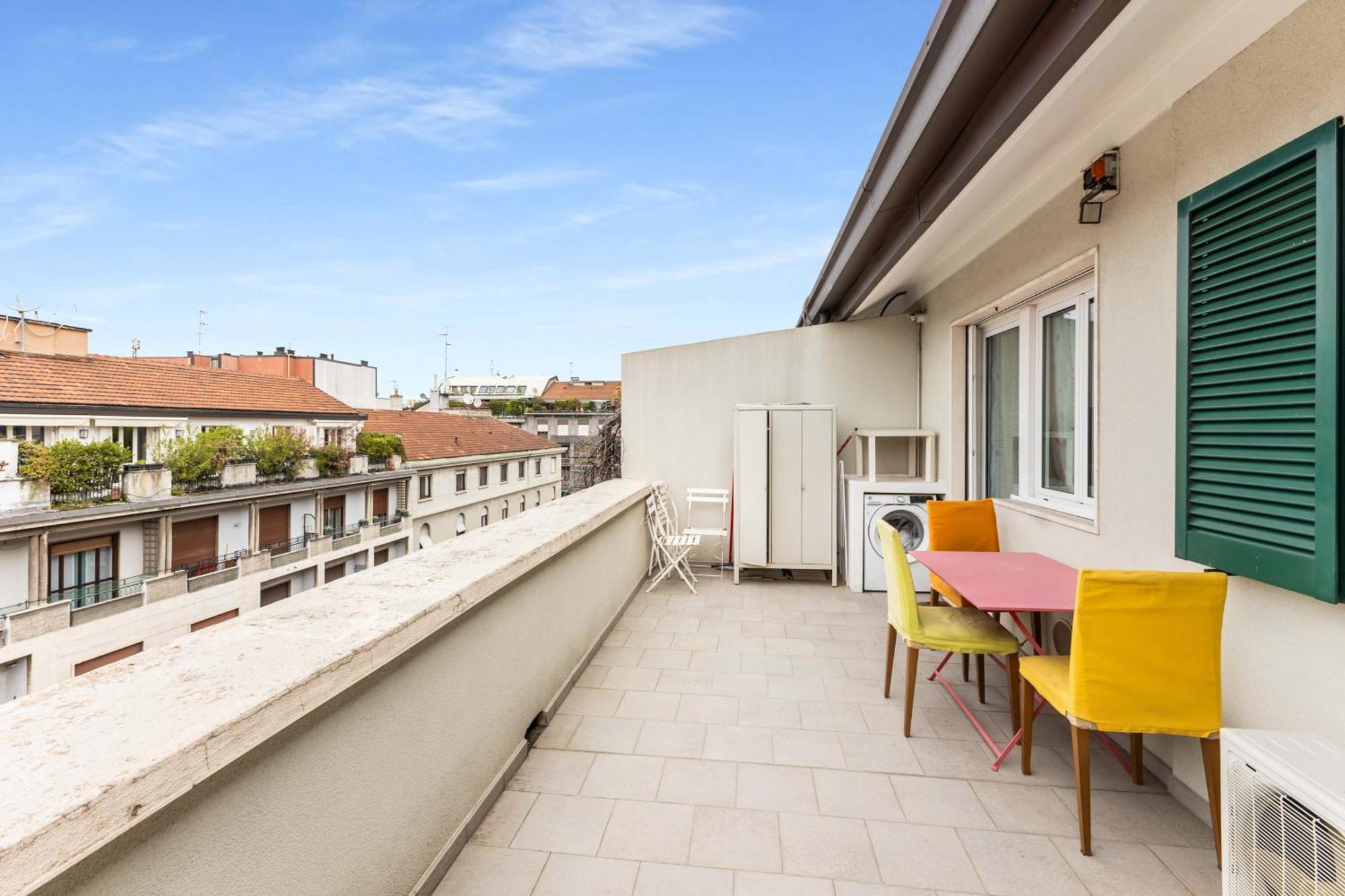 Terrazze Milano - Porta Romana Con Vista Exterior foto